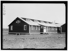 Photo:YMCA Training Camp Buildings 1918 Wooden Barracks Camp Activities picture