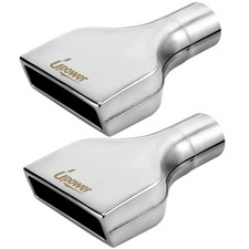 Upower 2PCS Exhaust Tip 2.5