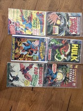 Set of 6  Vintage Comic super heroes  Covers only Not whole stories Book. picture