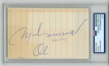 Muhammad Ali ~ Signed Autographed Vintage 1960's In-Person Signature ~ PSA DNA picture