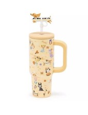 Disney Parks 2026 Halloween Cats Dogs Costume Travel Tumbler Monorail Topper NEW picture