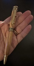 Faith Hope Love Ballpoint Twist Pen Wood Artisan Handcrafted picture