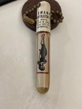 Vintage Swank Fertilizer NUDIE PIN UP STRIPPER Floaty Keychain Carthage Illinois picture