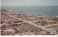 CPSM BEAUTIFUL DEWEY BEACH FROM THE AIR LOOKING SOUTH picture