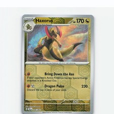 Haxorus 046/064 Rare Shrouded Fable Pokemon Reverse Holo Near Mint picture