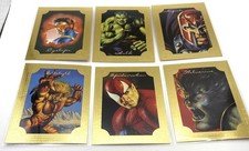1996 Marvel Masterpieces Gold Gallery Complete Set 1-6 Boris Vallejo Julie Bell picture