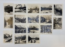 Lot of 16 Vintage 1920s Glacier National Park Mini Photographs TJ Hileman Lodge picture