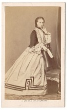 Alexandra Denmark Princess Wales Queen Consort UK Deron Brussels Photo CDV picture