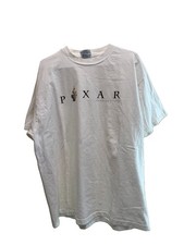 Disney 1990s Pixar Tin Toy Refinery T-Shirt Cast And Crew Employee Tee Sz Large picture