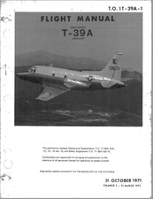 311 Page 1973 AF T-39A T-39 North American Sabreliner Flight Manual on CD picture