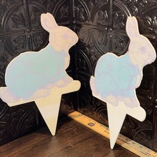 1994 loomco products yard decoration bunnies picture