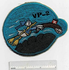 WW2 Donald Duck VP-2 Navy Patrol Squadron Shoulder Patch Corps WWII Walt Disney picture