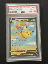 2021 Pokemon Celebrations Flying Pikachu V 006/025 PSA 10 GEM MT 150613413 picture