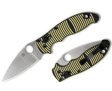 Spyderco Manix 2 Salt MAGNACUT Satin Plain Blade Yellow/Black G10 C101GBKYLMCP2 picture