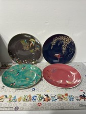 Portmeirion Sara Miller Chelsea Cake Plate - Set of 4 - No Chips - FastShip picture