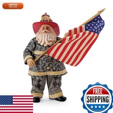 Department 56 Possible Dreams Jim Shore Santa 9/11 Tribute Figurine 11 Inch picture