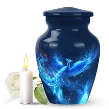 Phoenix Light: Elegant Cherished Remembrance Cremation Urn Keepsake picture