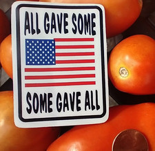 Honor Our Heroes Decal USA Patriotic Fallen Soldier Memorial Sticker Handmade picture