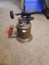 Antique Vintage Brass Blow Torch 10.5 Inch picture