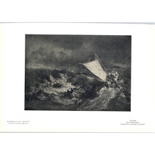 The Shipwreck - Turner c1905 Art Print D12 picture