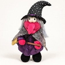 Vintage Rare  PBC Jumping & Singing Witch 14” Working Animated Halloween Figure picture