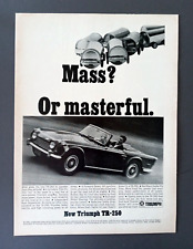 1968 Triumph tr-250 Convertible original Ad Print Advertisement picture