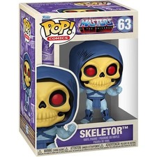 Funko POP Masters of the Universe Vintage Skeletor Figure 63 + Protector picture