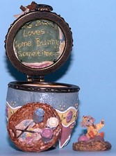 Boyds Bears Watson's Fabearlous Egg hinged mouse #81501 Easter, spring, NIB   picture