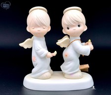 Adorable Precious Moments Angel Figurines Duo picture