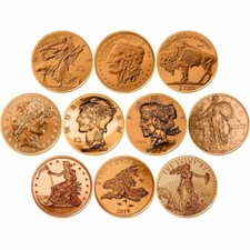 Zombucks Series 1 oz .999 Pure Copper BU Round ~ 8 Designs To Choose From picture