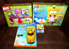 2001 SpongeBob Squarepants Deluxe Soft Ice Cream Server & Sno-Cone, Bop Bag Mugs picture