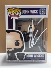 SIGNED Funko Pop JOHN WICK with DOG #580 COA AUTHENTICATED  & Case picture