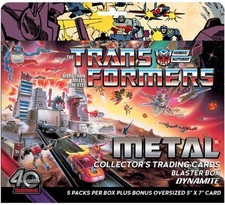 2026 Dynamite Transformers Metal Blaster Box picture