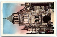Tinted RPPC Saint-Quentin Basilica, Rue Saint-André picture