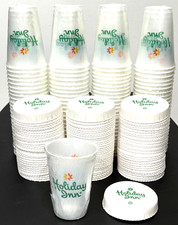 NICE ⭐LOT OF 50⭐ OLD LOGO VINTAGE HOLIDAY INN CUPS and FREE CAPS (SALE PRICE) picture
