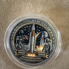 ARTERMIS II “from First Step To Next Giant Leap” Collectible Coin picture