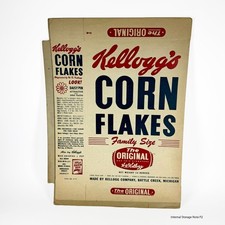Vintage 1950s Kellogg's Corn Flakes Cereal Box Funny Face Cut-Outs F-87 Ring picture