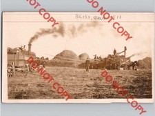WOW c1911 101 RANCH? Farming Agriculture Scene BLISS Oklahoma OK RPPC Real Photo picture