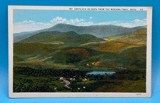 Vintage MT. Greylock Mohawk Trail, Mass. Scenic View Postcard C. T. American Art picture