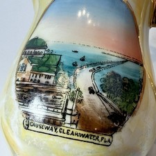 CLEARWATER FLORIDA FL - Causeway Painted Souvenir Antique Trinket China CREAMER picture