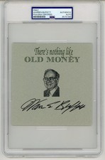 Warren Buffett ~ Signed Autographed 