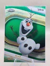 Olaf 2025 Topps Chrome Disney #113 Green Refractor /99 picture