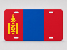 Country Flag Inspired 6x12 Aluminum License Plate Pick Your Country Novelty picture