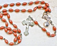 POPE JOHN PAUL II GIVEN BLESSED FATHER PIO ROSARY FOR CHILDHOOD FRIEND VERY RARE picture