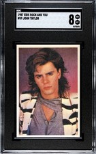 1987 Edis Rock & You #59 JOHN TAYLOR SGC 8 Pop 1 highest Duran Duran picture