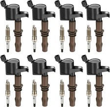 Set of 8 Ignition Coil Pack DG521 and Iridium Spark Plugs SP509 Compatible with picture