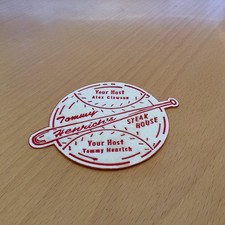 Vintage Tommy Heinrich’s Steak House Restaurant Drink Coaster NY Yankees - Ohio picture