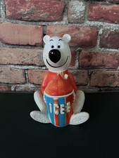 Vintage 1970s Icee Bear Vinyl Squeezable Bear Bank picture