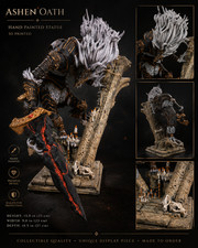 Hand Painted Malekith Statue | Large 3D Printed Fantasy Display Figure picture