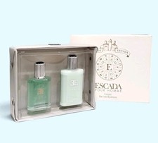 Vintage ESCADA Pour Homme Light Silver Edition Eau de Toilette & Aftershave SET picture
